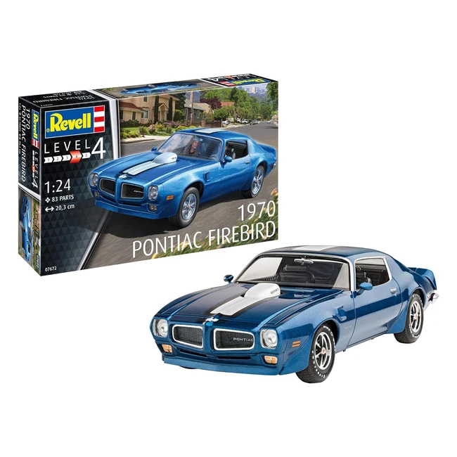Maqueta Pontiac Firebird 1970 Escala 1:24 Sin Lacar - Revell 07672