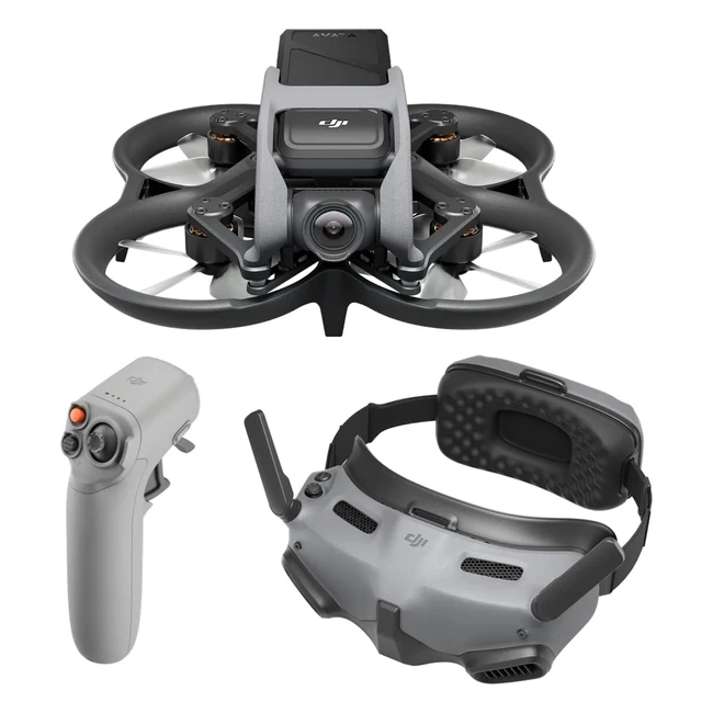 DJI Avata Explorer Combo - Firstperson View Drone with Camera, UAV Quadcopter, 4K Stabilized Video, Superwide 155 FOV