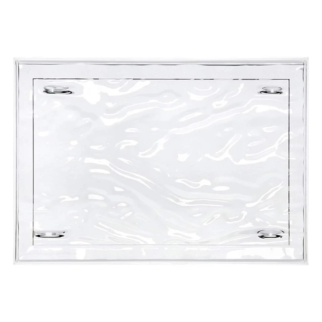 Plateau transparent Kartell Dune - Petit - Réf. 2009 - Design Mario Bellini