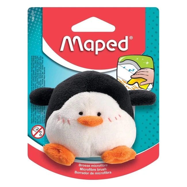 ¡Borrador Maped 586110! Ideal para niños. Lavable a mano o a máquina.