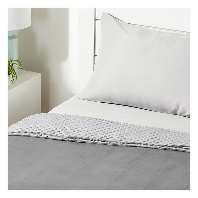 Manta Pesada Infantil Amazon Basics - 2 Unidades - 104x152 cm - Gris