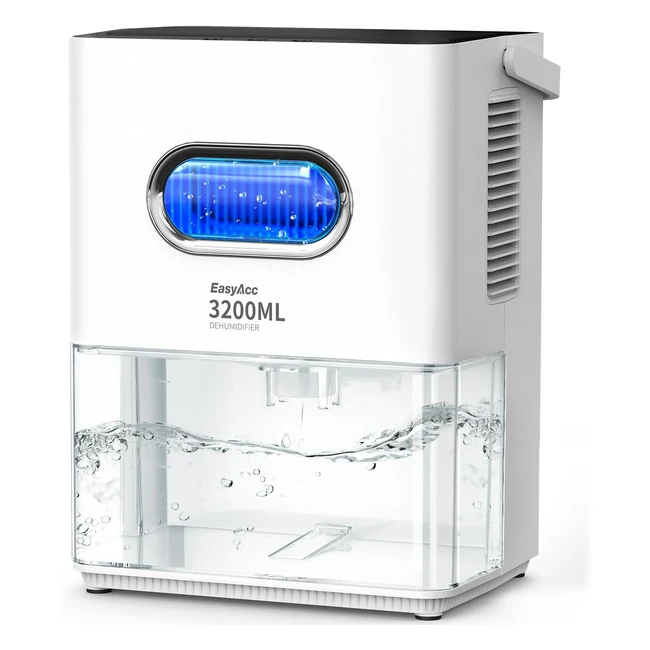 Deumidificatore EasyAcc Casa Muffa 3200ml - Silenzioso, Autosbrinamento, Timer, Filtro - Ideale per Soggiorno, Camera, Bagno, Ufficio, Garage