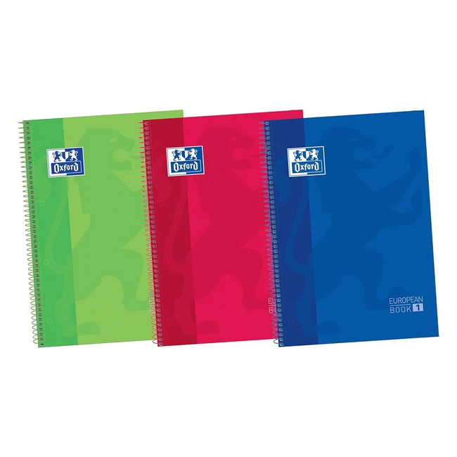 Cuadernos Oxford A4 Cuadrcula 5x5 Tapa Extradura 80 Hojas Microperforadas 