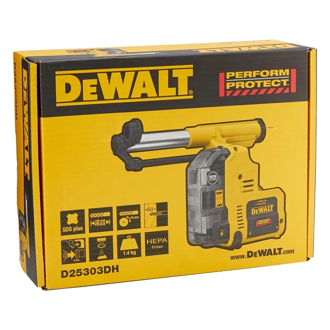 Aspiratore polveri Dewalt 995 con filtro HEPA - Max diametro punta 16mm - Profondità max 125mm - 14kg