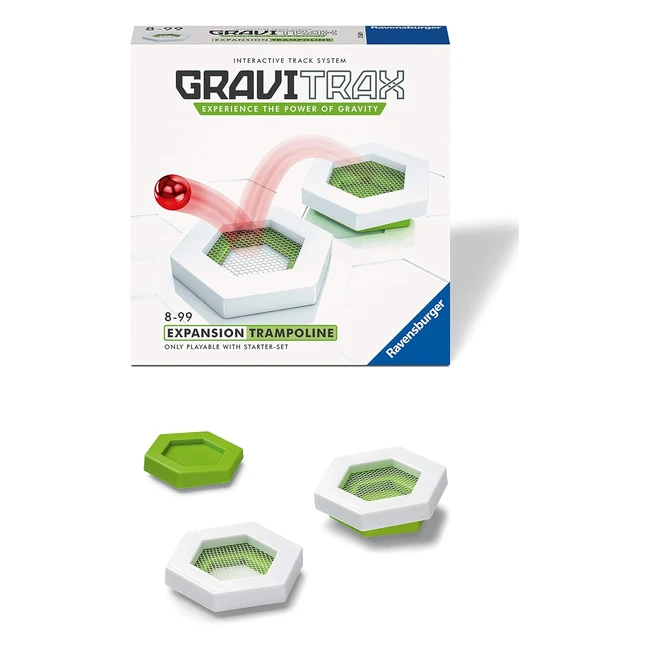 Ravensburger GraviTrax Trampoline Add-On Extension - STEM Toy for Kids 8+