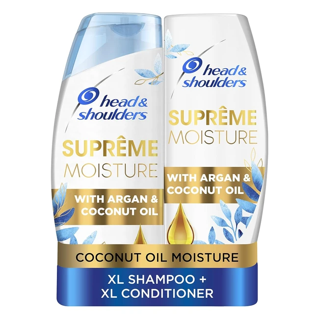 Supreme Moisture Anti-Dandruff Shampoo & Conditioner Set - XL Value Pack