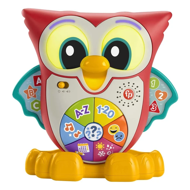 Fisher-Price Linkimals Light-Up Learn Owl - Interactive Musical Learning Toy