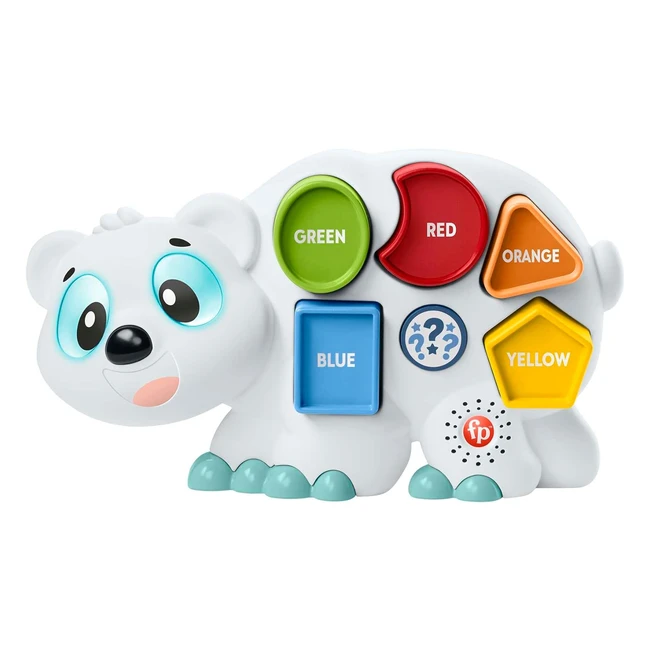 Fisher-Price Linkimals Puzzlin Shapes Polar Bear - Interactive Learning Toy
