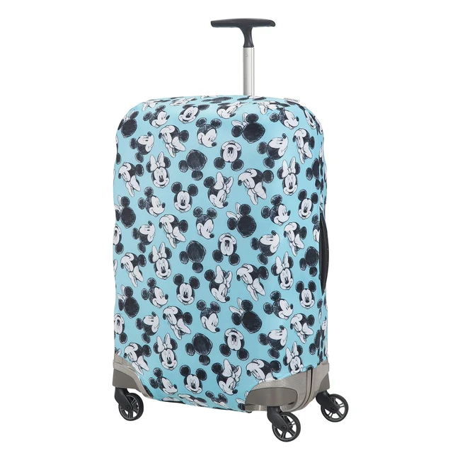 Samsonite Disney Lycra Luggage Cover - Blue - M - Protect Your Suitcase