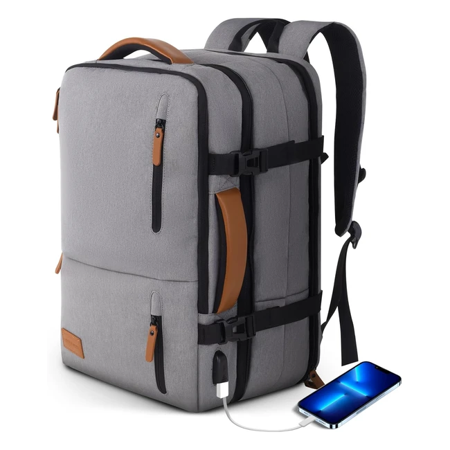 Mochila Kingslong Extensible 25-40L para Portátil 17'' Resistente al Agua