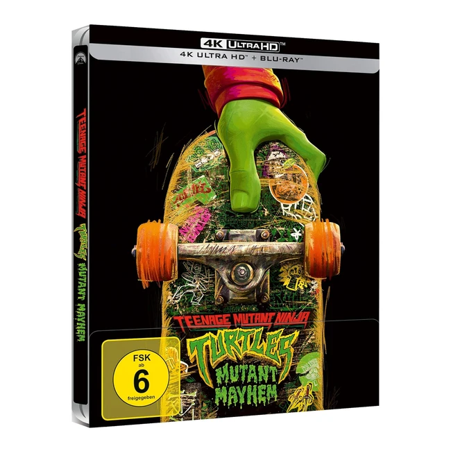 Teenage Mutant Ninja Turtles Mutant Mayhem Limited Steelbook 4K Ultra HD Blu-ray