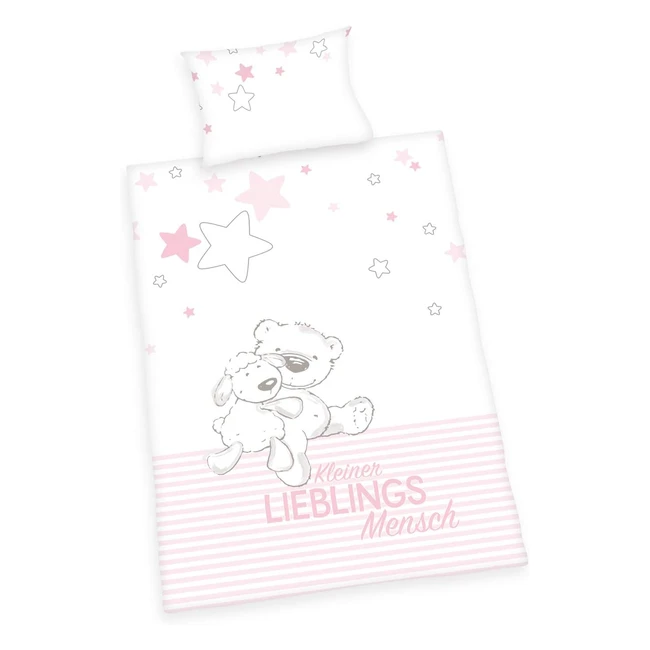 Herding Baby Best Bettwsche Set mit Kleiner Lieblingsmensch Lieblingsperson Dr