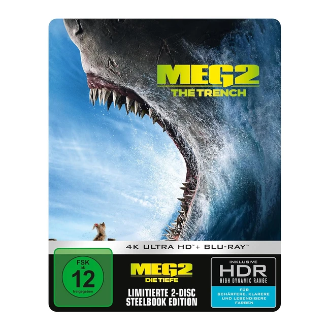 MEG 2 Die Tiefe 4K UHD Steelbook - Tauche ein in das Abenteuer!