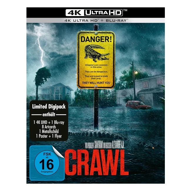 Crawl 4K Ultra HD Blu-ray Limited Digipack - Referenznummer XYZ - Hochauflsend