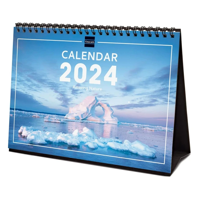 Calendario immagini da tavolo Finocam 2024 - 12 mesi Nature Internazionale