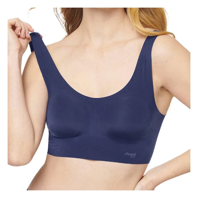 Soutien-gorge brassière sloggi Zero Feel True Navy 00YA XL - Léger et confortable
