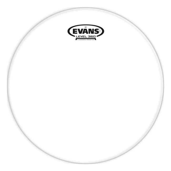 Evans G1 Clear Tom Drumhead 13 inch - Single Ply, Balanced Attack, Long Sustain