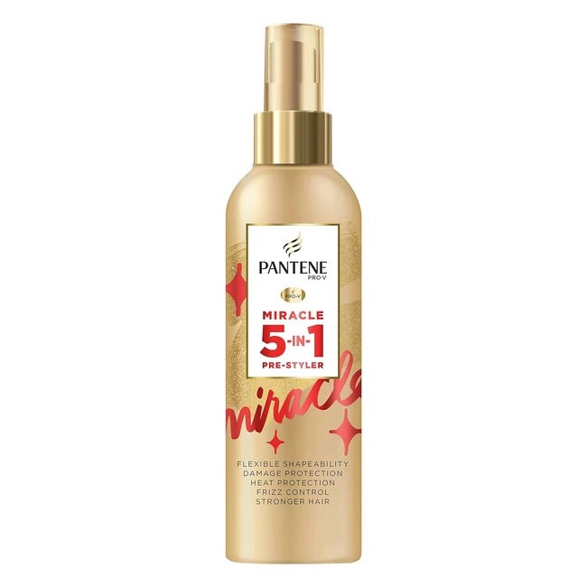 Pantene Heat Protection Spray Leave-In Conditioner 5in1 - Styling Hairspray Primer - 200ml