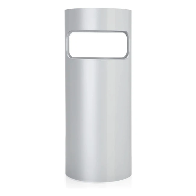 Paraguas Tubo Kartell Gris Plata - Tamao 25 x 60 cm - ABS - Diseo Redondo - 