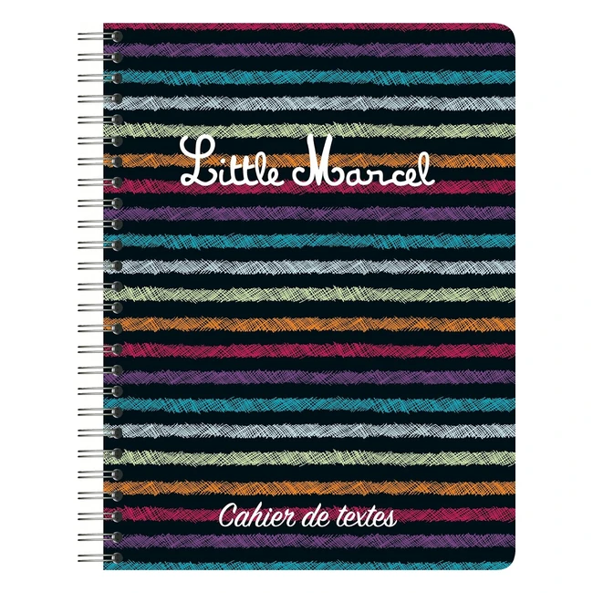 Cahier de textes spirale Little Marcel 152 pages - Clairefontaine 812696C