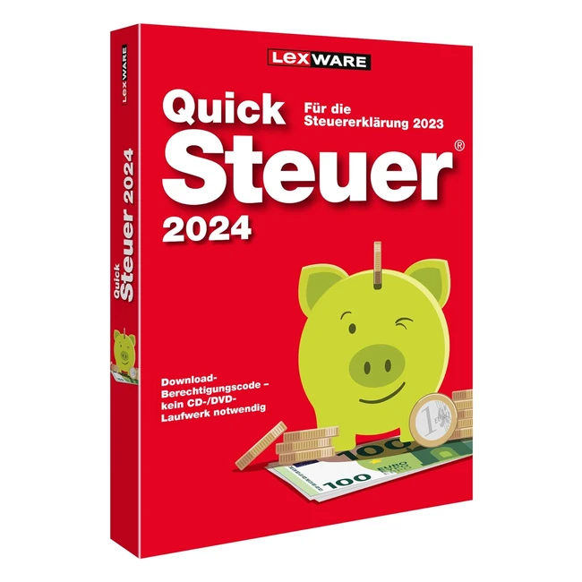 QuickSteuer 2024 für Steuerjahr 2023 - Minibox - Private und gewerbliche Steuererklärung