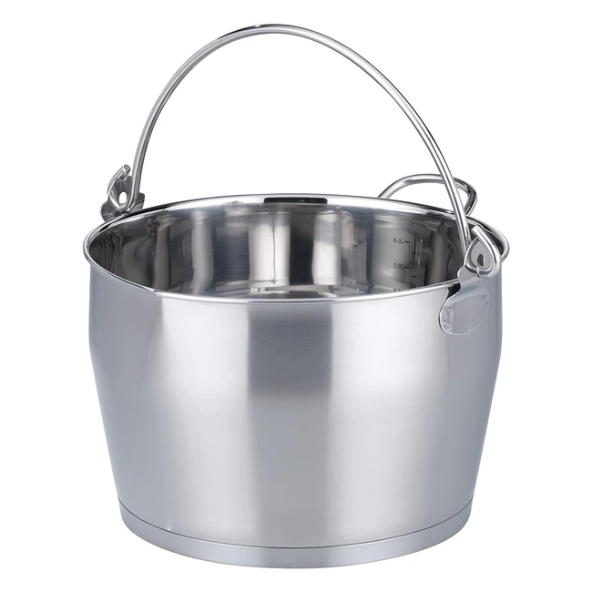 Chaudron de cuisson Baumalu 340679 en acier inoxydable 24 cm