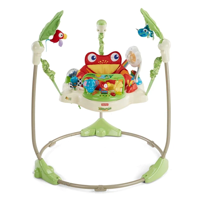 Fisher-Price Jumperoo Baby Activity Center - Lights, Sounds, Music - Rainforest K7198
