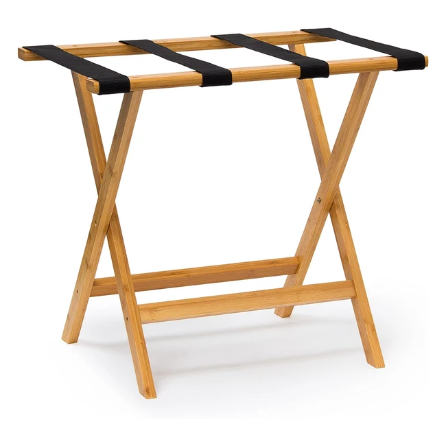 Portavaligie in bambù pieghevole Relaxdays HLP 50x60x375 cm