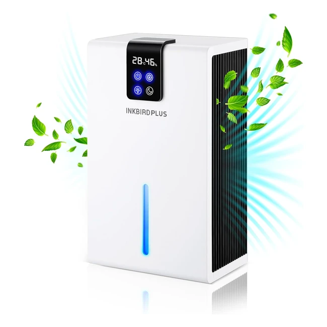 Deshumidificador Inkbird 2800ml Bajo Consumo - Apagado Automático y Luz LED - Silencioso