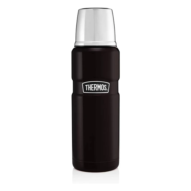 Thermos Stainless Steel King Flask - 470ml - Matt Black - 190755