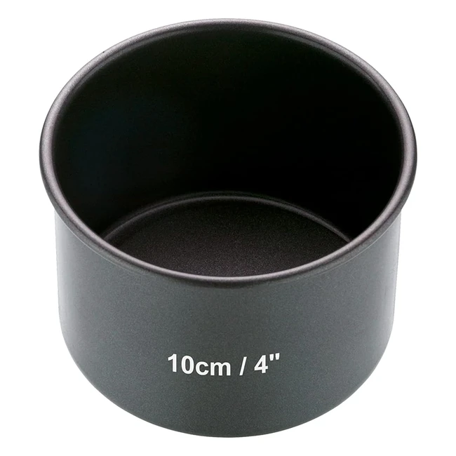Masterclass KCMCHB30 10cm Deep Cake Tin with PFOA Non-Stick and Loose Bottom