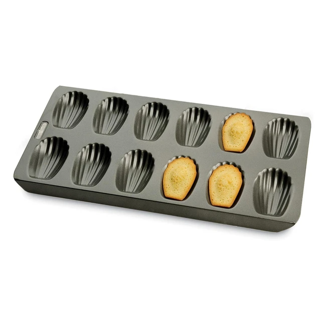 Chicago Metallic Professional Nonstick 12-Hole Madeleine Tin 40x19cm  Flawless 
