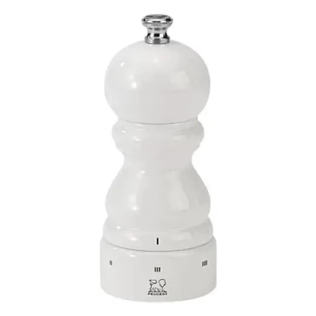 Molinillo Pimienta Peugeot Paris Uselect - Madera Blanca - Ref 12cm
