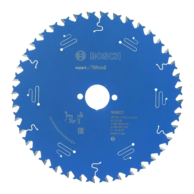 Disco de Sierra Circular Bosch CSB Expert Madera 210x30x40D