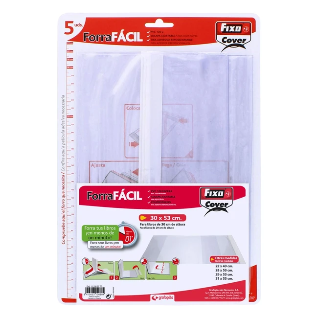 Fodere libro regolabile Grafoplas 1009700 - Proteggi i tuoi libri con stile!