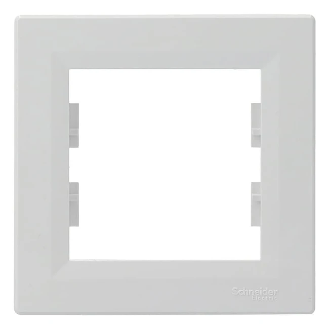 Schneider Electric Asfora EPH5800121D 1-fach Rahmen für Steckdosen und Schalter - Weiß