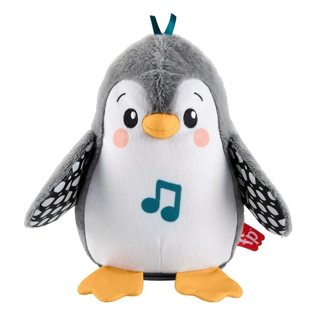 Peluche musicale pingouin Fisher Price - Jouet enfant dès 3 mois - Effet apaisant - HNC10