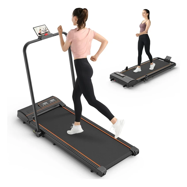 Foldable Treadmill for Home - TODO 2.5HP Portable Under Desk Treadmill - Remote Control - LED Displays