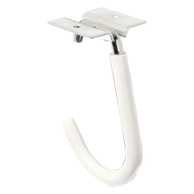 Gancio Portabici Piegato Alberts 802011 - Zincato Blu - 90mm - 115mm