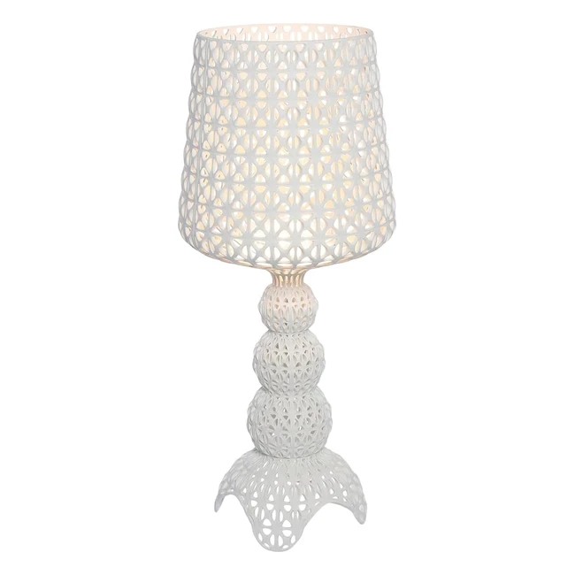 Lámpara de mesa Kartell Mini Kabuki, blanco opaco, diseño Ferruccio Laviani