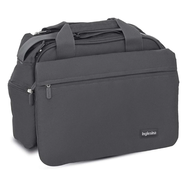 Sac à langer Inglesina MY BABY BAG Graphite - Spacieux, robuste, avec compartiments et poche thermique