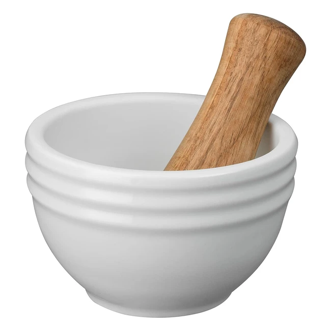 Denby James Martin Cook Pestle & Mortar - Yellow, 450g, 125cm x 125cm x 8cm, 590ml