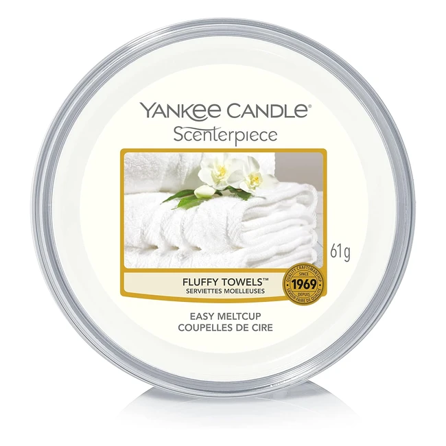 Yankee Candle Fluffy Towels Scenterpiece Meltcups - Weie Duftkerze