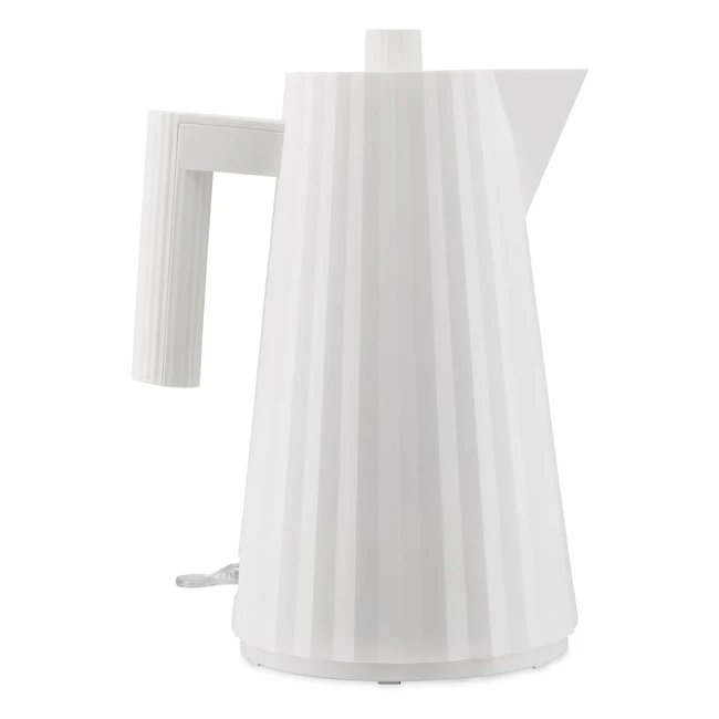 Bouilloire Alessi Pliss MDL06 WUK - Design résine thermoplastique - 2400W - 170 cl - Blanc