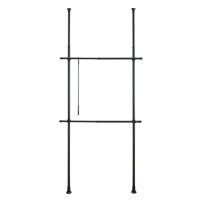 Wenko Herkules Teleskopsystem, Platz für Kleidung und Accessoires