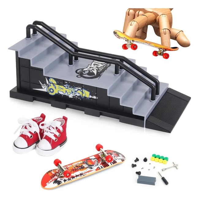 Juego de Rampas para Monopatines con Dedos - CS Cosddi - Ref. 6FGrey