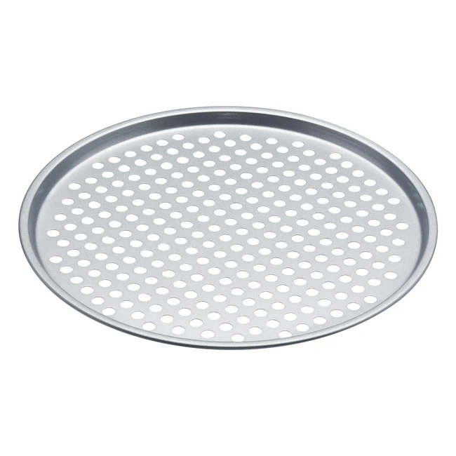 Bandeja para Pizza KitchenCraft de Acero Gris 33x33x3 cm - ¡Calidad y Versatilidad!
