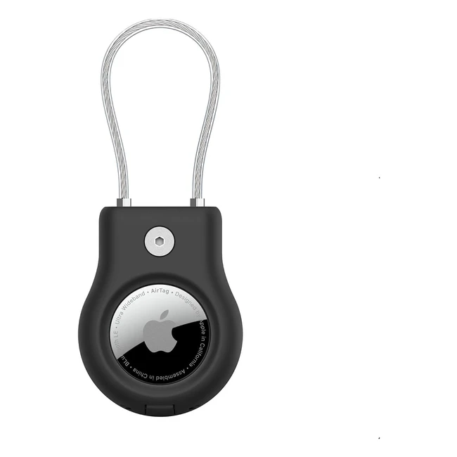 Belkin AirTag Case with Cable Secure Holder | Scratch Resistance | Black