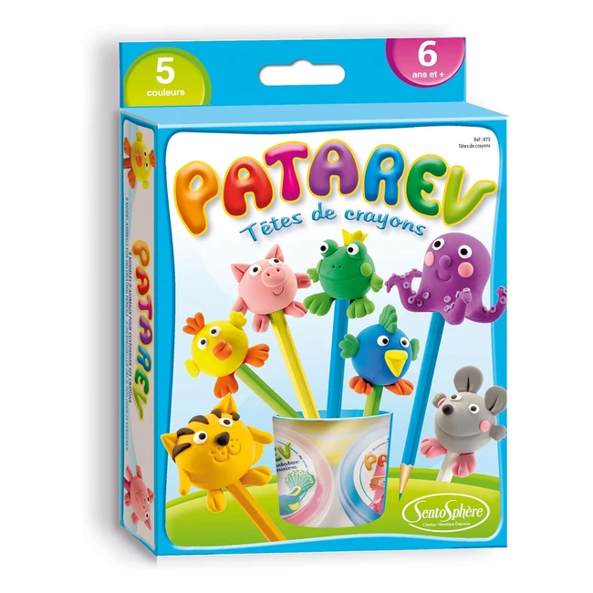 Sentosphère Patarev Cabezas Adorna Lápices 075873 - Fácil de Manejar y Perfumable