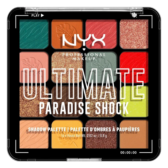 Palette Ombretti NYX Professional Makeup - Alta Pigmentazione Texture Setosa F